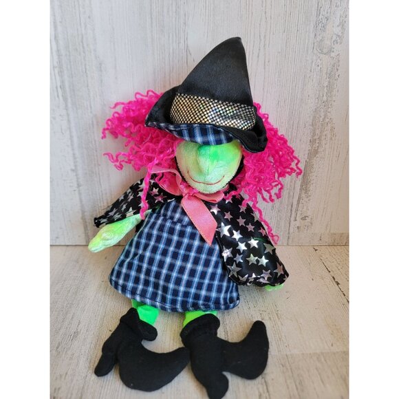 Beanie baby vintage scary witch plush Halloween home decor - Picture 4 of 9
